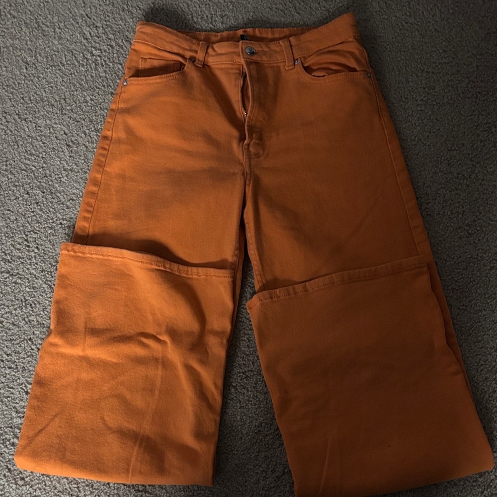 H&M Divided Orange Wide-Leg Pants